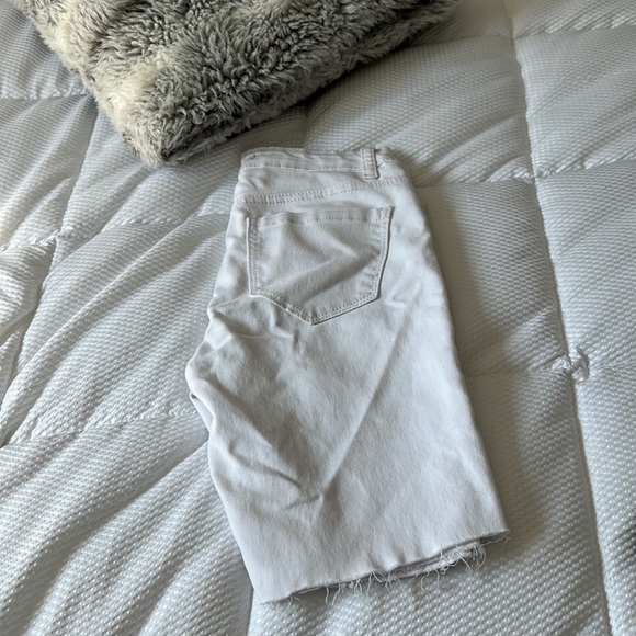 F21 - White Knee Length Shorts - Picture 2 of 2